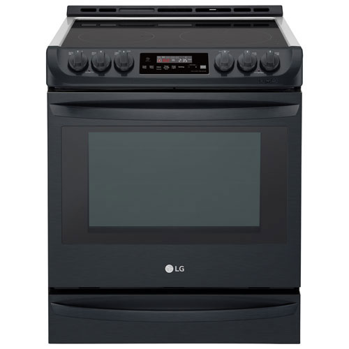LG 30" Convection Electric Range - Matte Black Stainless - Open Box - Perfect Condition