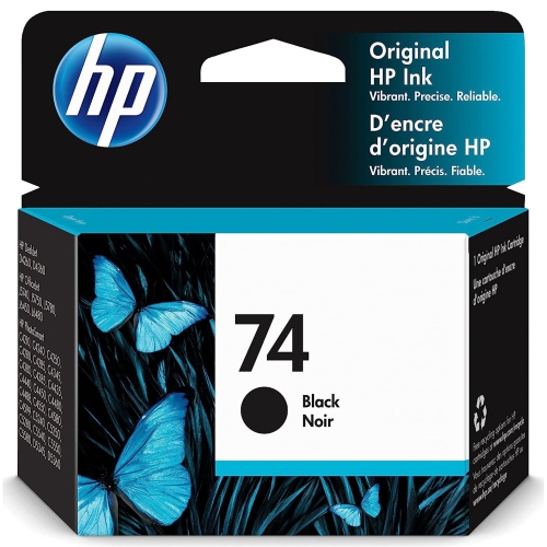 HP  74 Original Ink Cartridge In Black great ink