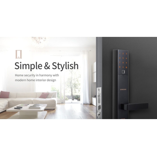Samsung Smart Digital Mortise Door Lock with Fingerprint - Lever