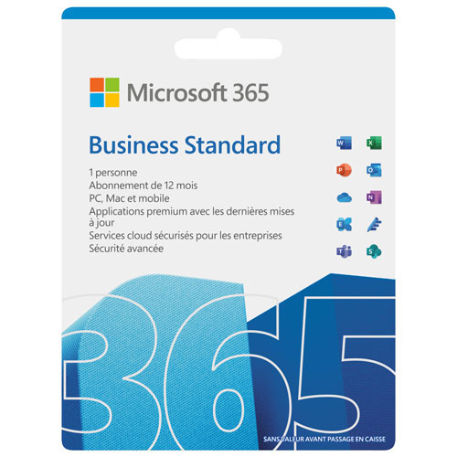 Microsoft 365 Business Standard - 1 User - 1 Year - French