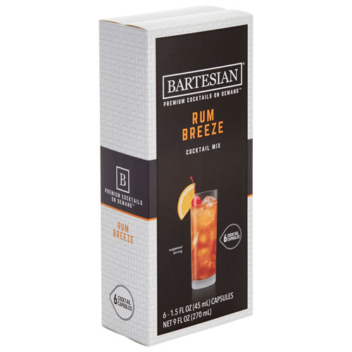 Bartesian Rum Breeze Cocktail Mix - 6 Capsules