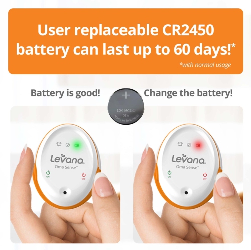Levana® Oma Sense™ Movement Monitor with Vibrations and Audible Alerts