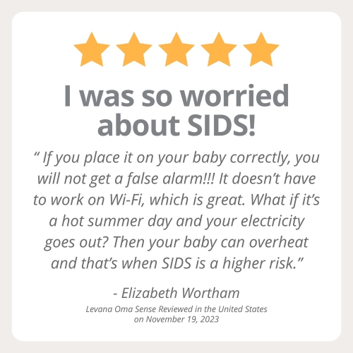 Levana® Oma Sense™ Movement Monitor with Vibrations and Audible Alerts