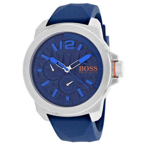 hugo boss blue dial watch