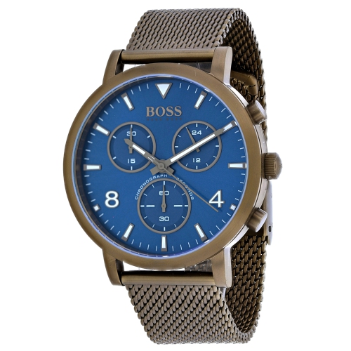 hugo boss blue dial watch