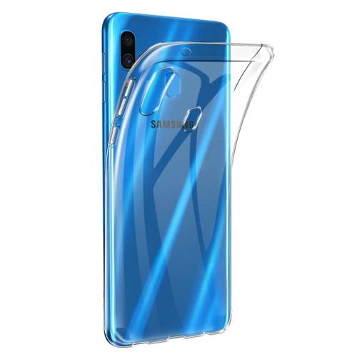 Exian TPU Transparent Clear Case for Samsung Galaxy A20