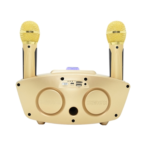 axGear Bluetooth Family KTV Portable Speaker Smart Phone Karaoke with 2 Wireless Mic