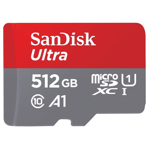 SanDisk Ultra 512GB microSDXC UHS-I micro SD Card SDSQUAR-512G
