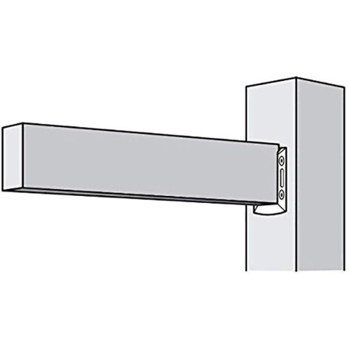 Nuvo Iron Deck Rail Connectors for Standard 2x4 Rail – Plastic Black – DRC