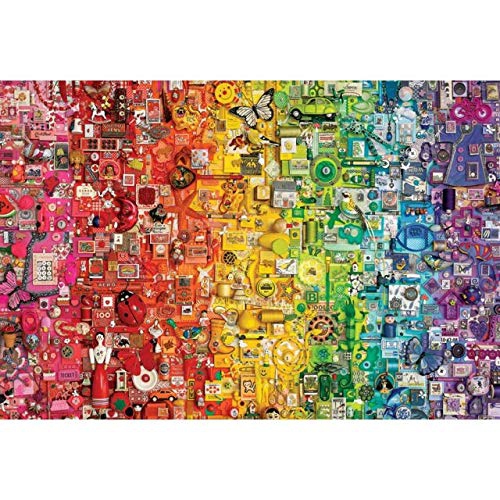 COBBLE HILL  2000 Piece Puzzle - Rainbow (With Poster)