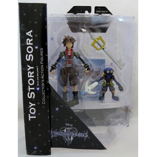 Kingdom Hearts 3 Select figurine de 7 po série 2 - Toy Story Sora avec Air Soldier