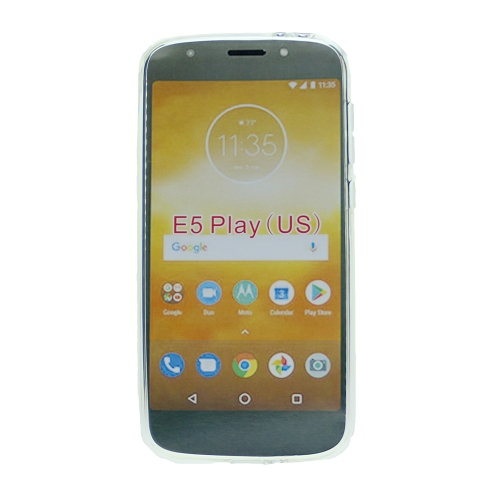 (Canadain Version) Motorola E5 Play Soft TPU Case, w/Extra Corner Protection, Clear