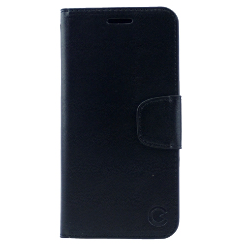 CC  (Canadain Version) Wallet With Card Holder, Flip Case With Kickstand And Protective Cover for Moto E4 In Black