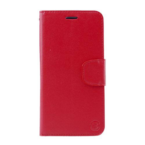 CC  (Canadain Version) Wallet With Card Holder, Flip Case With Kickstand And Protective Cover for Moto Z In Red