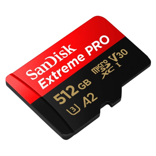 SanDisk Extreme PRO 512GB microSDXC UHS-I micro SD Card with