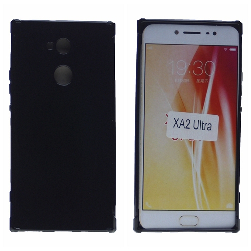 Sony XA2 Ultra Edge Corner Bumper Soft Back Case, Black