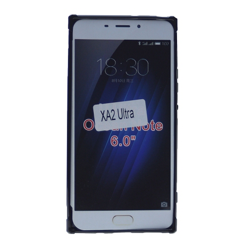 Sony XA2 Ultra Edge Corner Bumper Brush Style Carbon Fiber TPU, Black