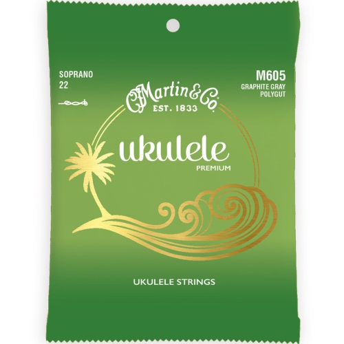 Cordes de ukulélé soprano de Martin Premium - Polygut