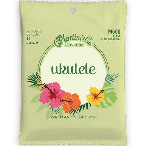 Ukulélé Strings de Martin - fluorocarbone, soprano/concert