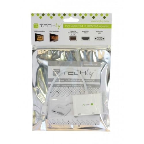 Techly Mini DisplayPort to HDMI / VGA adapter