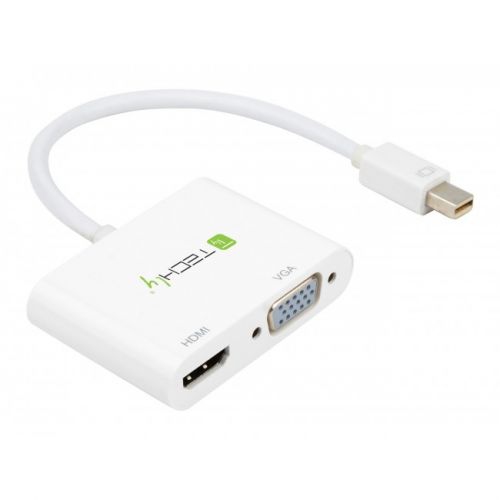 Techly Mini DisplayPort to HDMI / VGA adapter