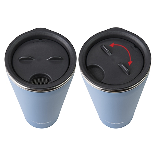 Zojirushi Stainless Travel Mug Tumbler with tea leaf filter SX-FSE45, Blue Gray 15oz