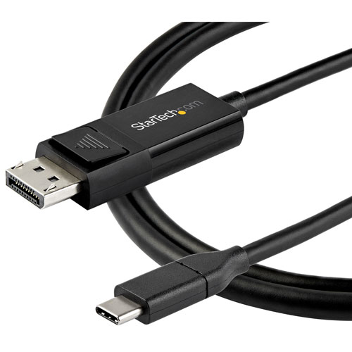 Câble USB-C à 8K 60 Hz/4K DisplayPort 1.4 de 2 m (6,56 pi) de StarTech (CDP2DP142MBD)
