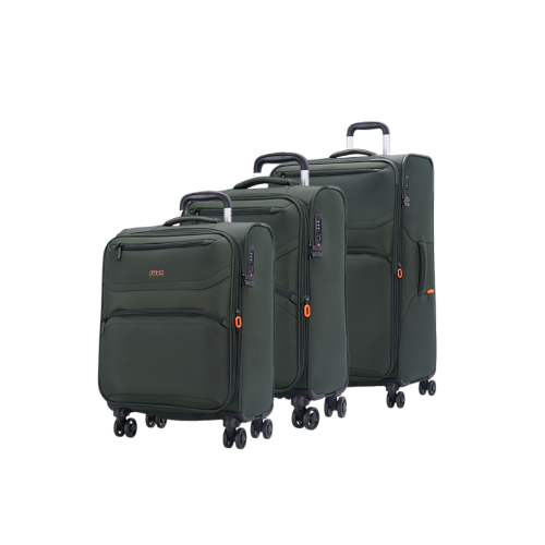 JUMP  (Moorea) 3-Piece Luggage Set French Masterpiece Collection Ultra-Light, Expandable With Tsa Lock