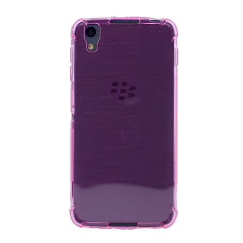 Black Berry Dtek50 Edge Corner Bumper Soft Back Case, Pink