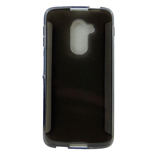 CC  Berry Dtek60 Smooth, And Glossy Soft Back Case, Smoke In Black