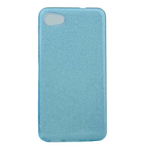 Alcatel A50 Tri-Layers Protective Glitter Case, Blue