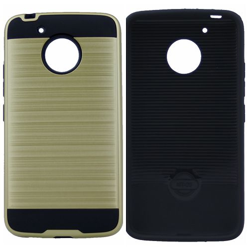Moto G5 Blush Texture Hard Cover Case, Gold