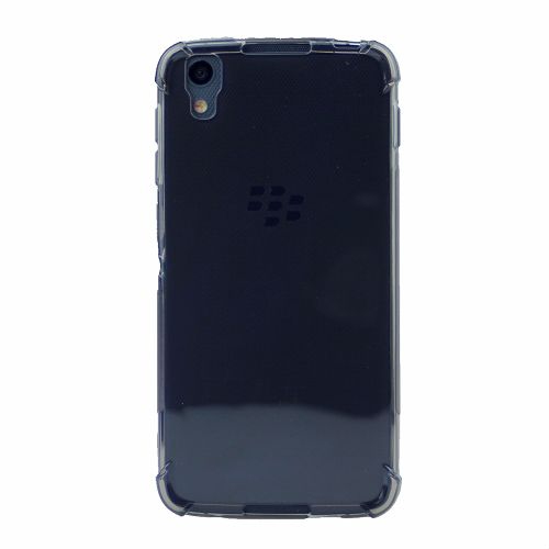 CC  Berry Dtek50 Edge Corner Bumper Soft Back Case, Smoke In Black