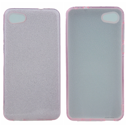 Alcatel A50 Tri-Layers Protective Glitter Case, Pink