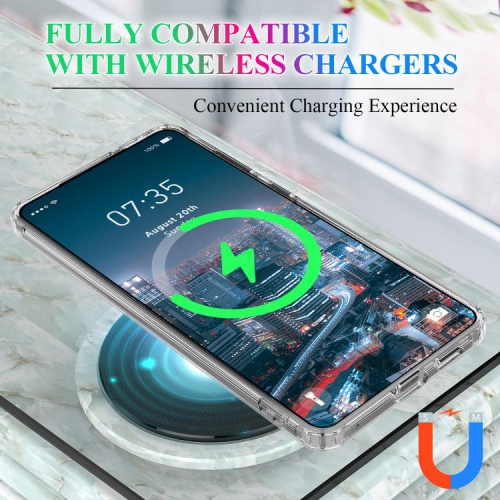 TopSave Hybrid Magnetic Case Compatible with MagSafe, Protective, Scratch-Resistant Back, Classic Series, Clear For Samsung Galaxy S25 Edge 6.7"