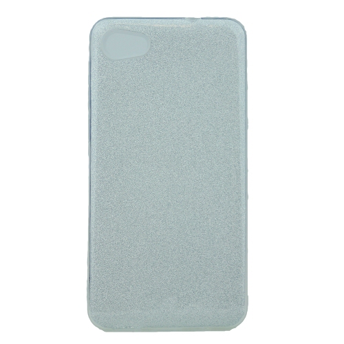 Alcatel A50 Tri-Layers Protective Glitter Case, Silver