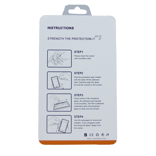 Protecteur d'écran pour verre trempé Black Berry Dtek50, dureté 9H, compatible avec les boîtiers, film transparent HD