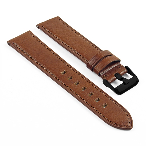 DASSARI Italian Vintage Leather Watch Band Strap for Fossil Sport Smartwatch - 22mm - Rust