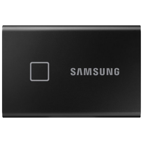 Samsung T7 Touch Portable 2TB USB External Solid State Drive - Black