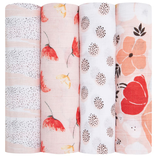 aden + anais Cotton Muslin Swaddle - 4-Pack - Picked For You