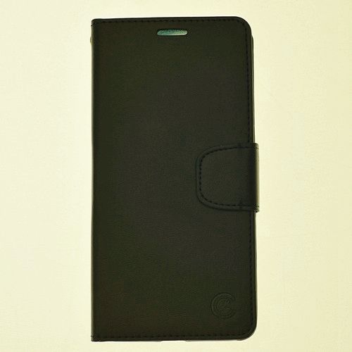Étui portefeuille à rabat pour Google Nexus6P, noir