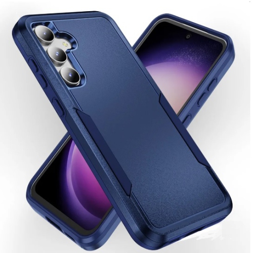 TopSave New Style Matt Polish PC+TPU 2 in 1 Slim Lightweight Shockproof, Rugged, Protective Armor Case For Samsung Galaxy A36/A56 5G-6.7 Inch, Navy