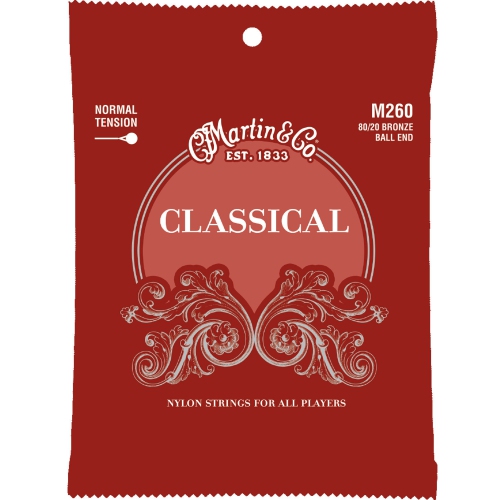 Martin Classical Guitar Strings - 80/20, Normal