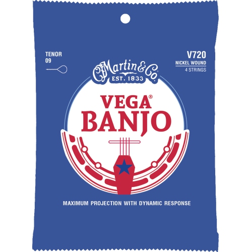 Martin Vega Banjo Strings - Nickel, Tenor