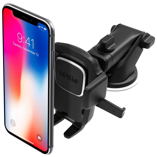 IOTTIE  Easy One Touch 4 Dash & Windshield Car Mount Phone Holder || for Iphone, Samsung, Moto, Huawei, Nokia, Lg, Smartphones This is great--Especially for hands free driving!