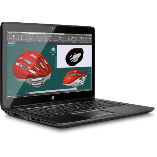 HP ZBook 14 G2 14" Laptop - Intel Core i5-5300U - 8GB DDR3L - 256GB SSD - Windows 10 Home 64 Bit - Black by HP - Refurbished condition - Image 2