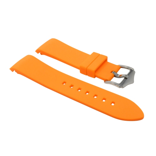 Bandini 22mm Silicone Smartwatch Bands - Curved End - Soft Rubber Replacement Smart Watch Straps - Waterproof -