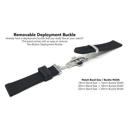 Bracelets de montre intelligents en silicone - Remplacement du caoutchouc souple - Motif en maille - Imperméable - Boucle déployante en acier