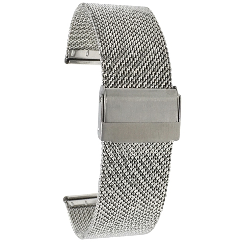 Bandini 14mm Silver Tone Stainless Steel Mesh Watch Band Womens Fine Metal Mesh Replacement Watch Strap Adjustable Length Best Buy Canada