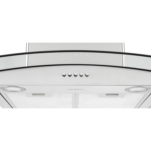 Ancona 30 in. Convertible Wall-Mounted Glass Canopy Range Hood in Stainless Steel